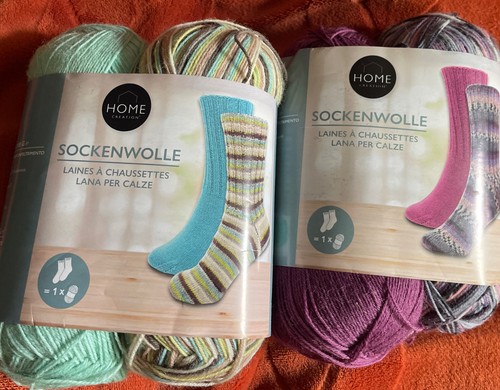 Sockenwolle fach paket - 4-,