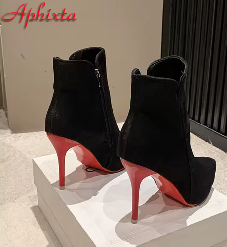 Stilettos winter rote - 10,