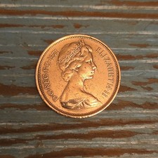 Großbritannien - England - Elizabeth II - Münze 2 NEW PENCE 1971 