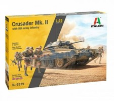Italeri 6579 Panzer Crusader Mk.II m. Inf. Fig. (5) Model Kit Bausatz 1:35