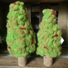 2 x Kunstpflanze Tannen Bäume