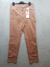 Recover Pants: Hochwertige Markenjeans Damen in Braun mit Stretch-Komfort Gr.44