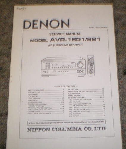 Sercice manual denon - sercice,