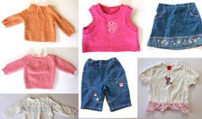 Puppenkleidung Konvolut, über 23 Teile, Wäsche, Schuhe, Socken, top + 10 € Guts.