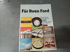Original Ford Escort MK II Zubehör Ersatzteile Katalog Stand 01.1977