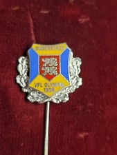Alte Anstecknadel Ehrennadel Silber Fußball VFL Olympia Duderstadt [241]