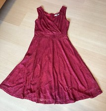 NEU! Partykleid Abendkleid Cocktailkleid Gr. M  36/38 Weihnachten Silvester rot