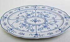 AW August Warnecke große Oval Platte 36 cm,Friesisch blau,Dresmer blau