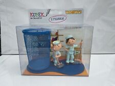 Lolek und Bolek  2 x Figur Tisso Toys Display Box Cartoon TV Kult Büro Set