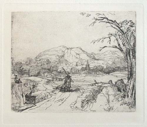 Rembrandt landschaft d - rembrandt,, "landschaft