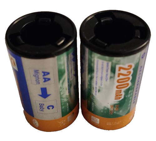Batterieadapter batterie - 2x,