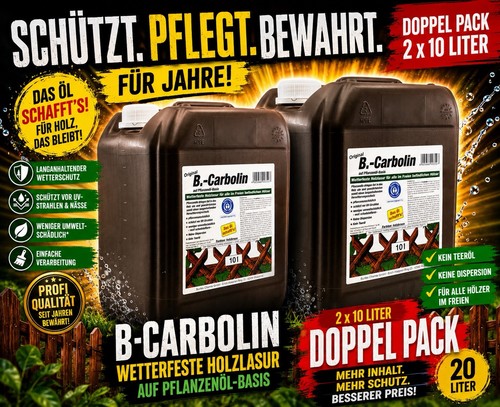 20l carbolin holzlasur - b.carbolin, holzlasur,holz
