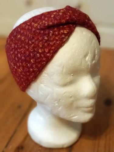 Edles stirnband neu warm rot - warm,