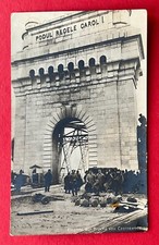 Foto AK CZERNAWODA in Rumänien 1. WK Eingang zur König Karl I. Brücke  ( 158577