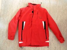 Rote Atlas Jacke Herrenjacke mit Kapuze Gr L dicke Winterjacke Ski Snowboard NEU