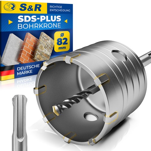 Hohlbohrkrone 82mm sds - s&r,