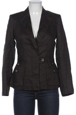 ZARA Blazer Damen Business Jacke Kostümjacke Gr. M Leinen Braun #cairvem