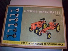 DDR Spielzeug Modellbaukasten Unserer Taktstraße