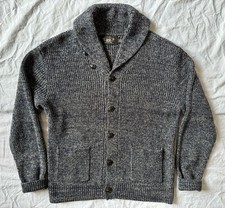 Double RL RRL Cardigan Blau