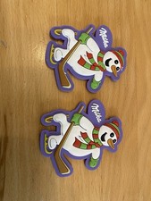 Milka Magnet Schneemann Eishockey Weihnachten Kühlschrankmagnet