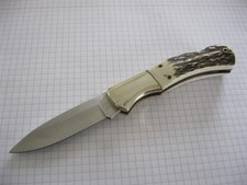 Taschenmesser von C.Jul.Herbertz, Rückenverriegelung, Horngriffschalen