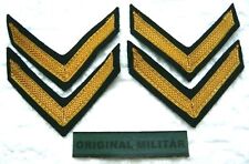 4x Ärmelabzeichen Marine Bootsmann gold/blau Dienstgrad Rang Abzeichen  Uniform 