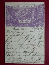 LITHO - ALTENSTEIG - 1895 - VORLÄUFER - b. Nagold Pfalzgrafenweiler Horb