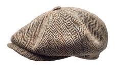 HARRIS-TWEED Schiebermütze
