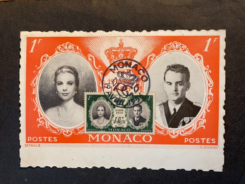 Monaco 1956 maximumkarte - maximumkarte, 1f