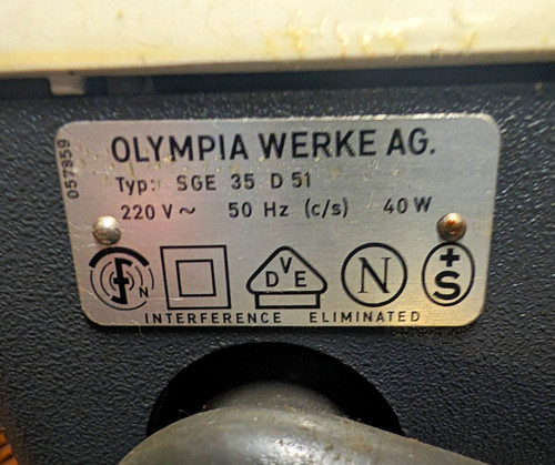 Olympia werke elektrische - olympia,