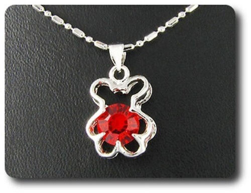 Rubin pendant weißgold - pendant, mm