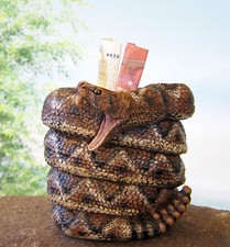 Spardose Klapperschlange