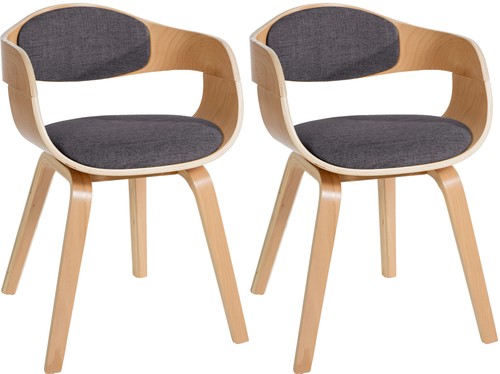 2er set stühle kingston stoff - set,
