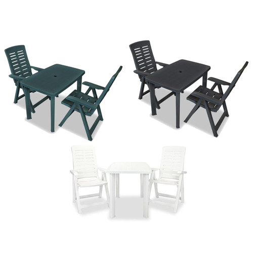 Tlg bistro set balkonmöbel - 3-tlg., bistro-set