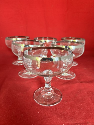 Sektschalen mit platinrand - sektschalen,