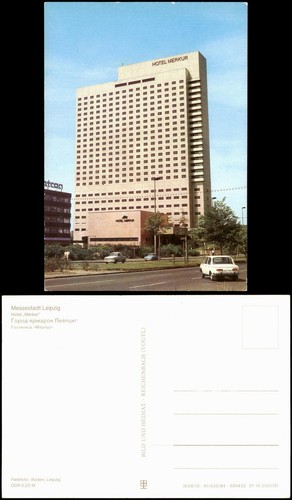 Ansichtskarte leipzig hotel - ansichtskarte,
