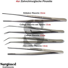 4er Chirurgische Pinzette