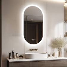 Badezimmerspiegel Oval mit