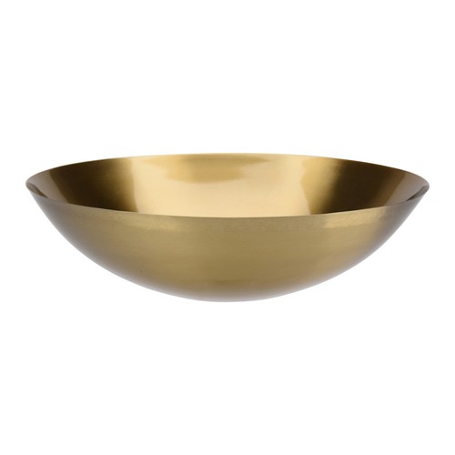 Edelstahl schale gold - 27, cm