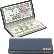 Taschenalbum 20 Seiten Banknoten Geldscheine Belege bis 175x85mm LINDNER S817