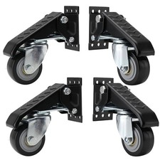 4X Absenkbar Lenkrollen Set