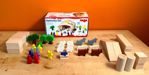 Haba wooden nativity set - wooden,