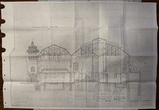 Bauplan-Kopie tech. Zeichnung