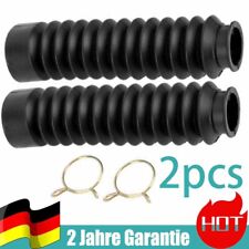 2PCS Gabel Faltenbälge Faltenbalg Gummibalg Gummi Gabelschützer Motorrad Schutz