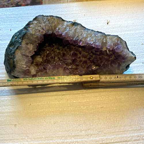 Amethyst druse geode - amethyst,