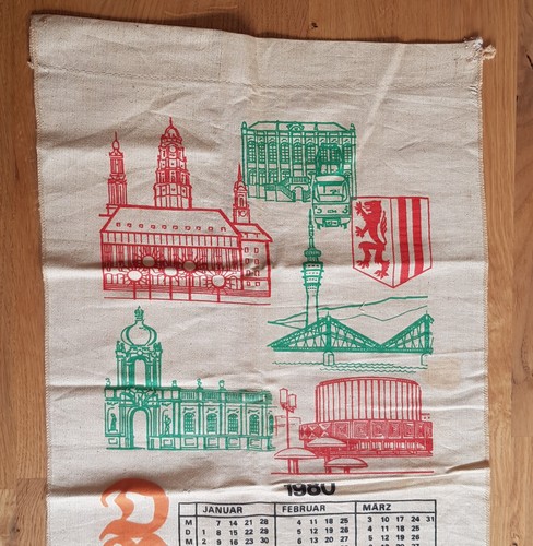 Ddr stoffkalender veb - ddr,