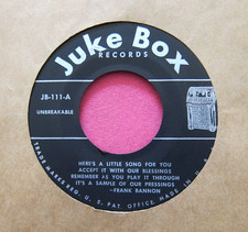 Juke box 111 rare promotional - box,