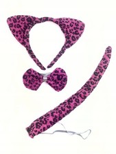 Katzenohr Stirnband Schwanz