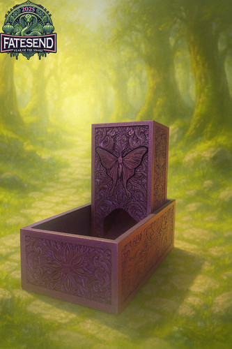 Faltbarer dice tower - dice, moth