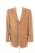 Scabal Herren Sakko Jackett Sakko Gr. 98 Wolle Kaschmir Cashmere Camel 